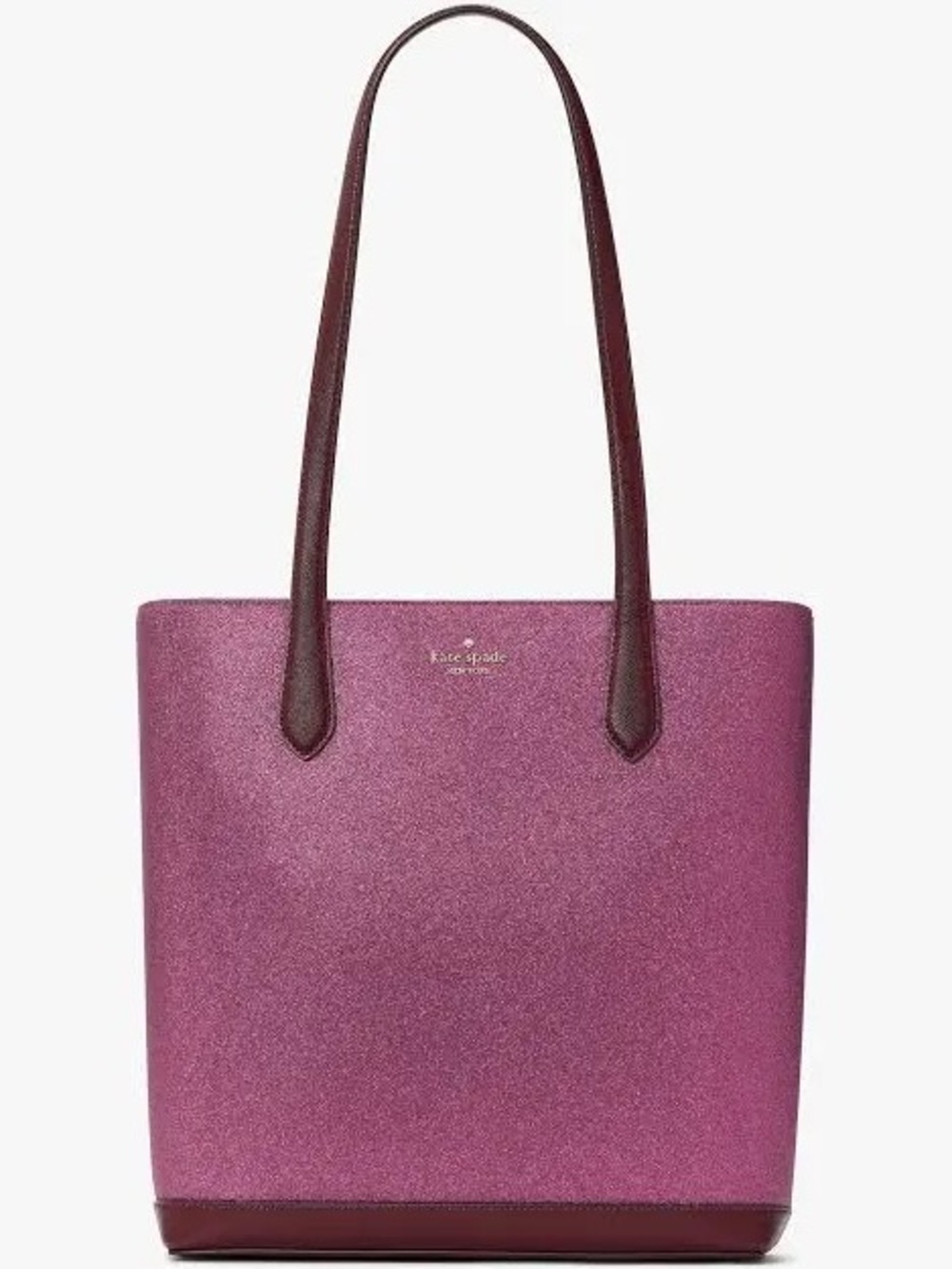 kate spade Sparkle Tote in Deep Berry